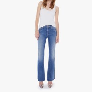 NWT MOTHER JEANS THE WEEKENDER FRAY